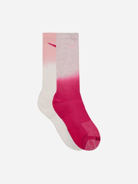 Everyday Plus Cushioned Crew Socks Pink / Cream