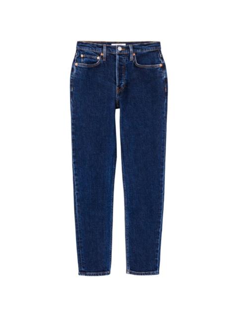 RE/DONE 90s high-rise cropped jeans