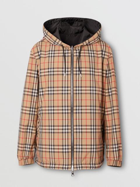 Burberry Reversible Vintage Check Hooded Jacket