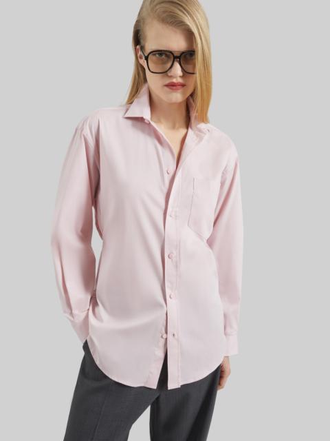 DARKPARK Darkpark Anne Light Cotton Popeline Tailored Shirt - Pink