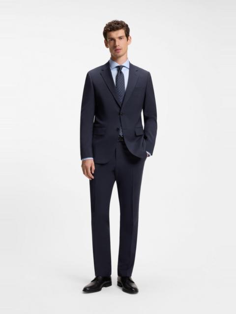 BOSS TWO-PIECE SLIM-FIT SUIT IN VIRGIN WOOL