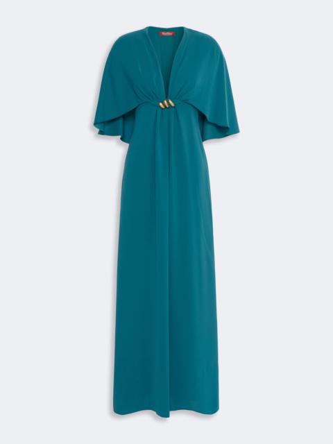Max Mara PANNO Cady dress with cape detail - OIL