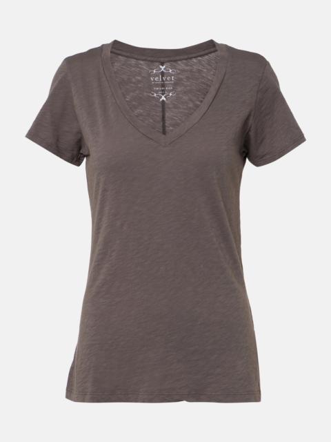 velvet Lilith cotton jersey T-shirt