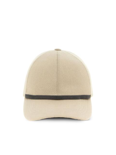 Brunello Cucinelli embelished-trim monile baseball hat