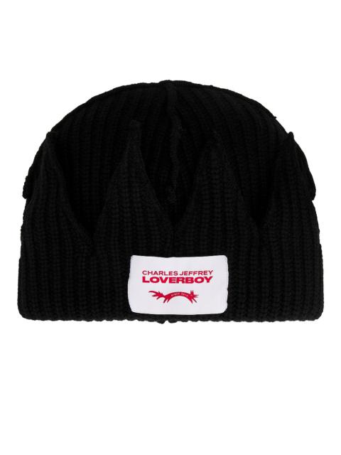 CHARLES JEFFREY LOVERBOY Chunky Crown Beanie