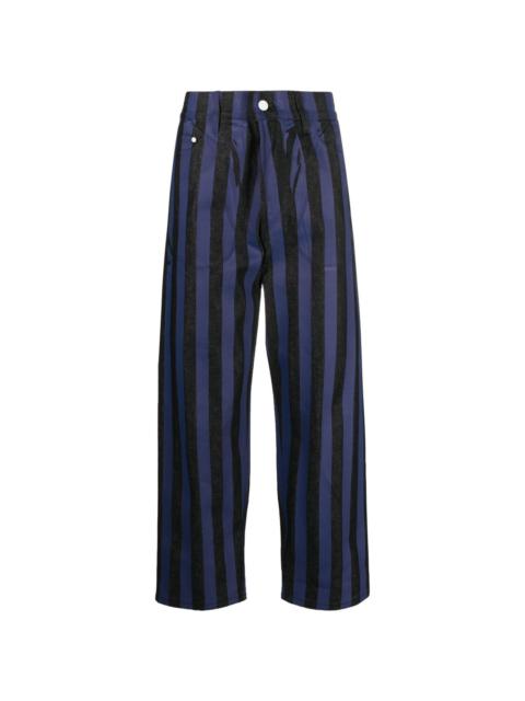 SUNNEI striped straight-leg trousers