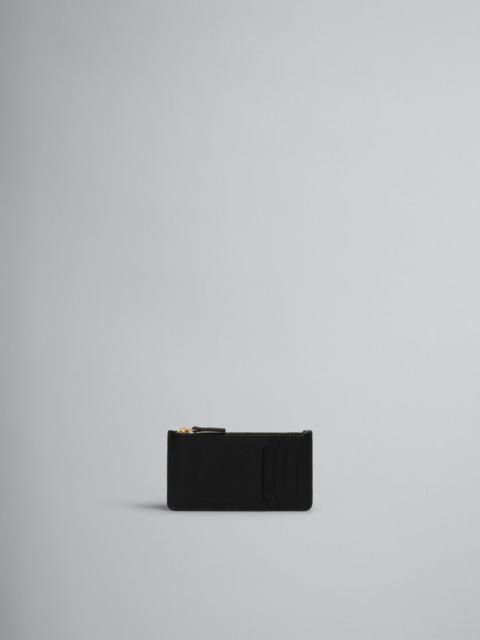 [Marni] Logo Card Holder - Black / ☆送料込☆ Black credit card holder with Marni Symbol logo | Marni