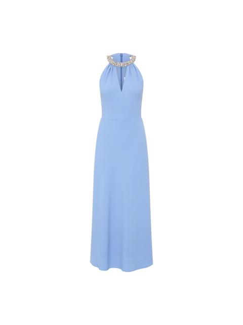REBECCA VALLANCE Gimlet Halter Midi Dress