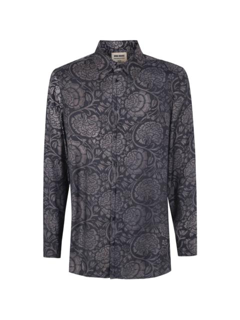 UMA WANG floral-print shirt