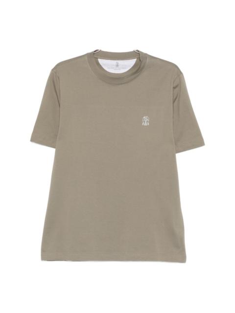 Brunello Cucinelli Logo cotton t-shirt