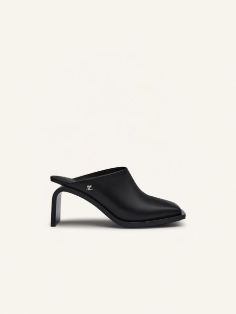courrèges STREAM LEATHER MULES