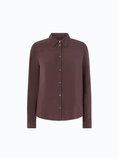 PINKO SAND-WASH SILK SHIRT