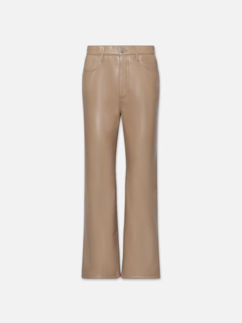 Recycled Leather Le Jane Crop in Light Camel