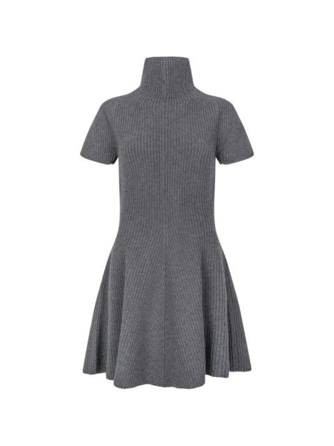 MAGDA BUTRYM turtle-neck ribbed mini dress