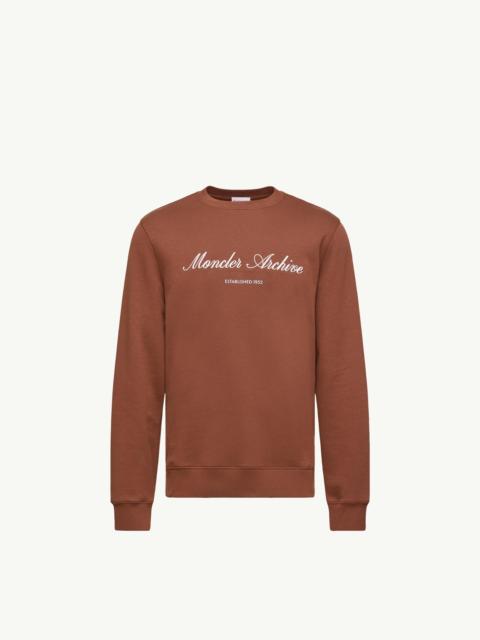 Moncler Cotton Blend Logo Sweatshirt