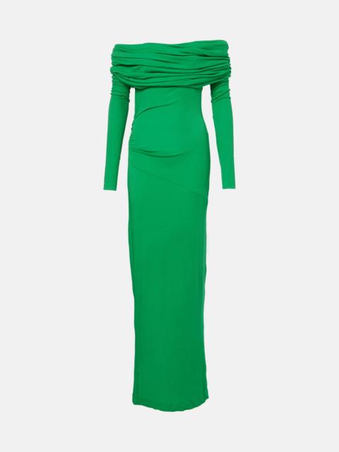 entire studios Bound draped cotton-blend maxi dress