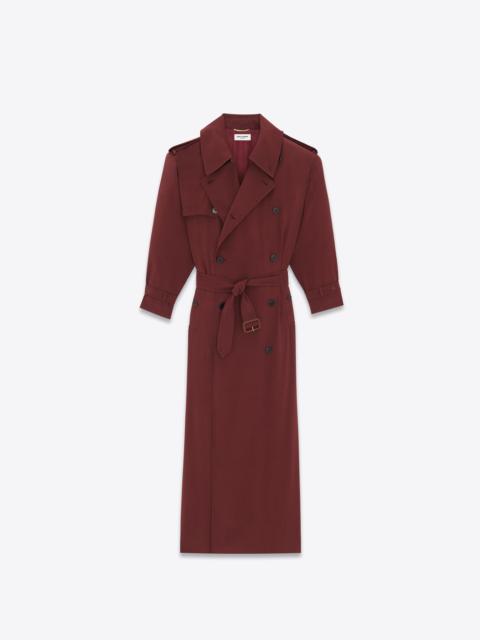 SAINT LAURENT trench in twill