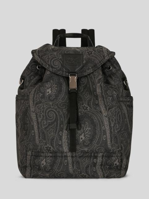 PAISLEY BACKPACK WITH ETRO LOGO AND PEGASO