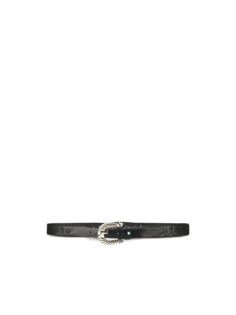 FORTELA Carson perforated detailing belt