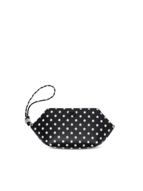 GANNI polka-dot wallet