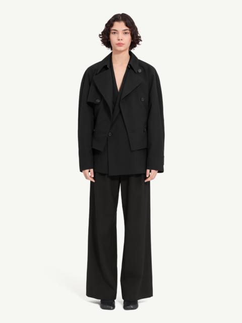 MM6 Maison Margiela Belted wool blend jacket