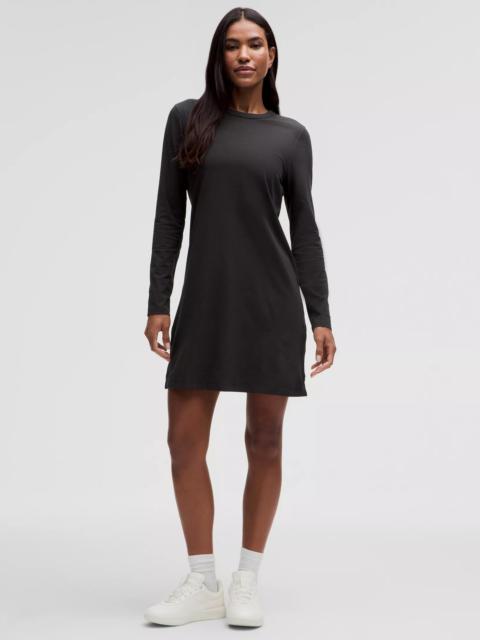 lululemon Classic-Fit Cotton-Blend Long-Sleeve Dress