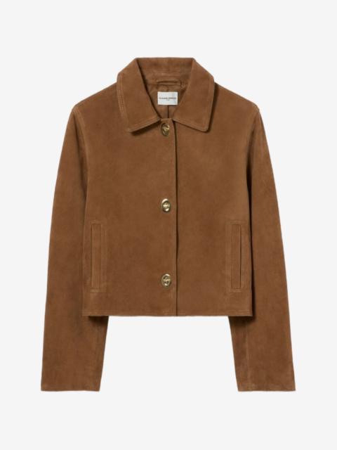 Claudie Pierlot turn-lock leather jacket