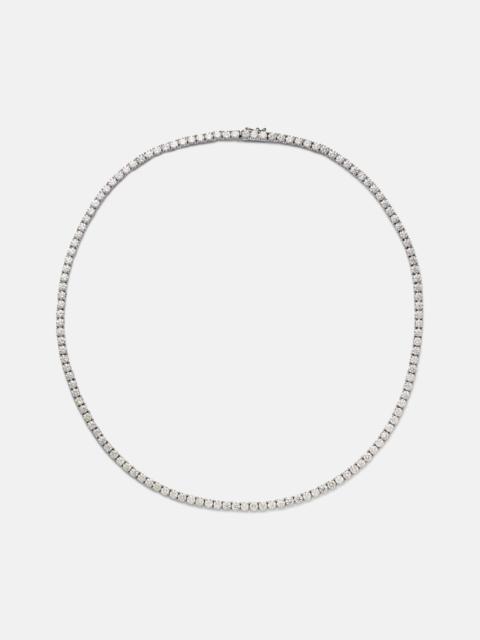 ANITA KO Hepburn Large 18kt white gold choker with diamonds