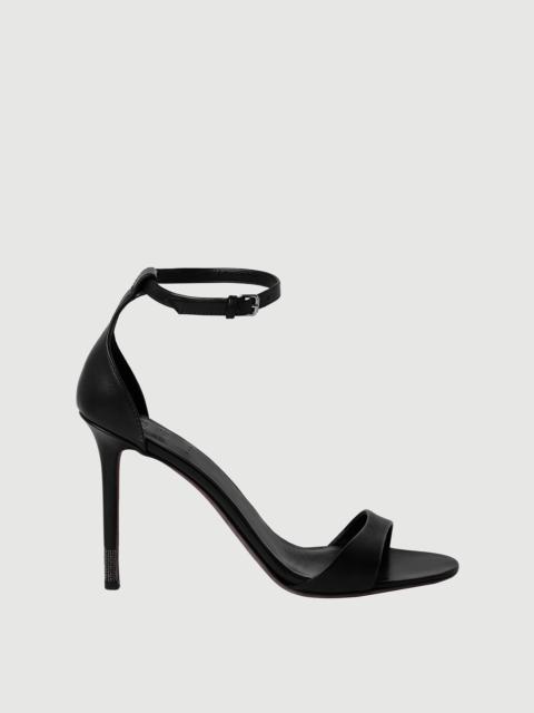 Brunello Cucinelli Nappa leather heels with monili