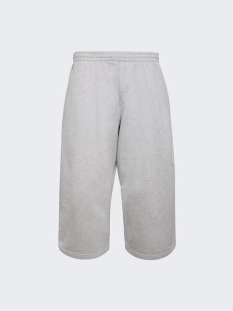 BALENCIAGA Short Sweatpants Heather Grey