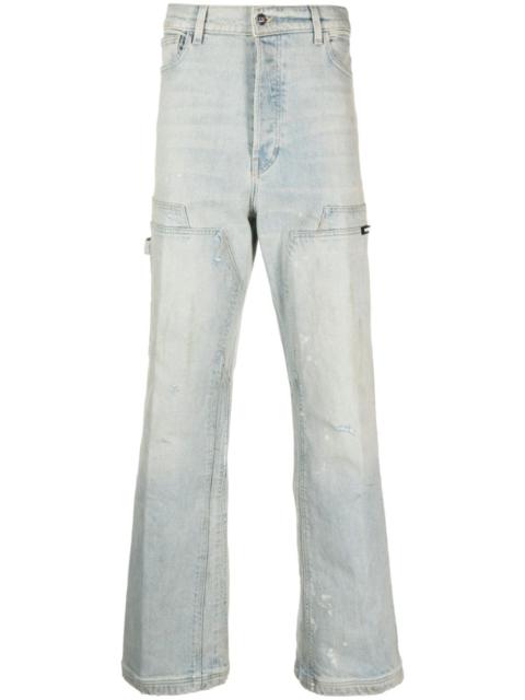 NAHMIAS straight-leg panelled jeans