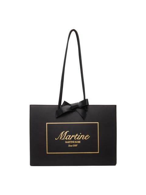 Martine Rose 로고 debossed tote 부대