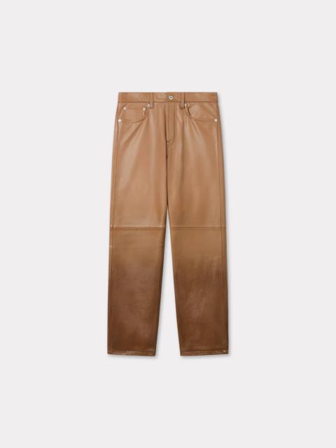 KENZO Cow leather pants