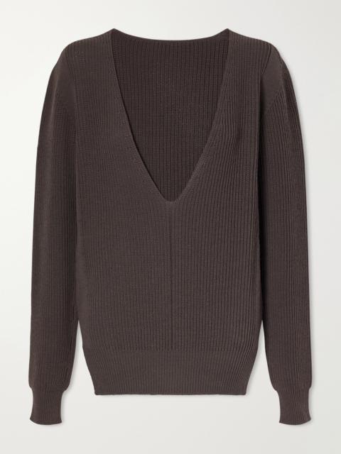 Rick Owens Cable-knit Wool Sweater