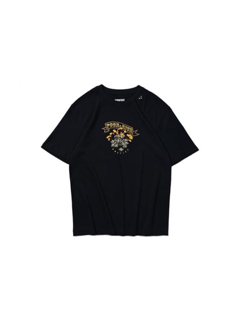 Li-Ning BadFive Graphic Loose Fit T-shirt 'Black' AHSR469-6