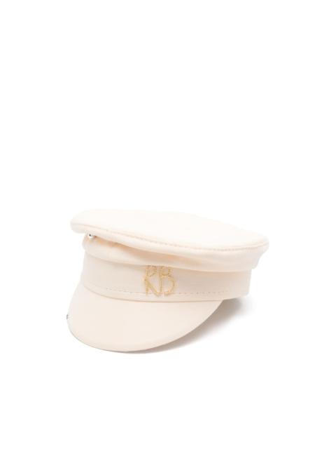 RUSLAN BAGINSKIY logo-appliqué baker boy hat