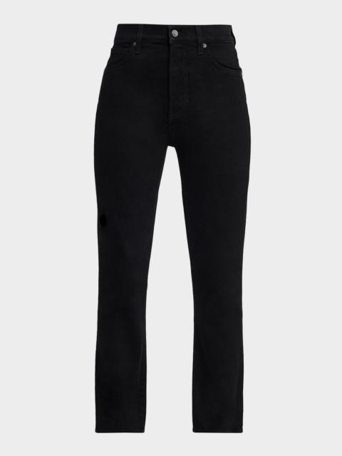 VERONICA BEARD Ryleigh High-Rise Slim Straight Ankle Jeans