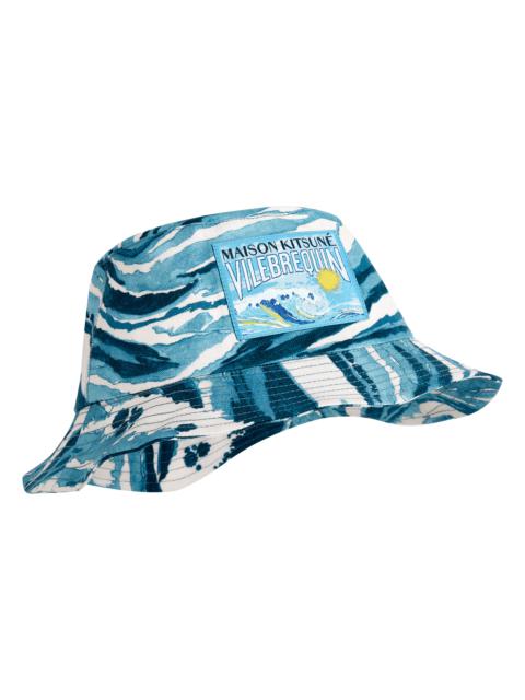 Vilebrequin Unisex Cotton Bucket Hat Wave - Vilebrequin x Maison Kitsuné