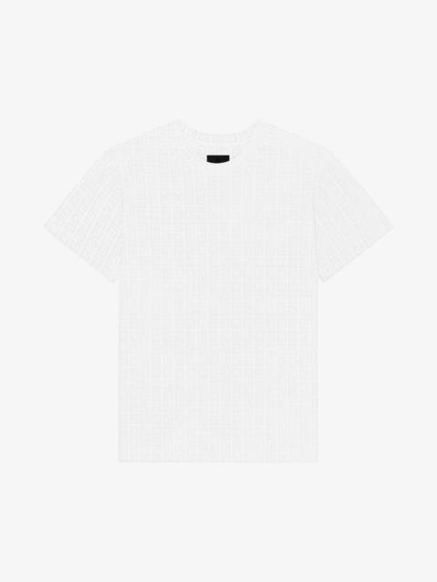Givenchy T-SHIRT IN 4G TOWELLING COTTON JACQUARD