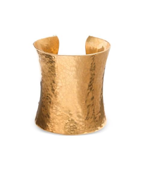 Valentino Cuffy hammered-pattern bracelet