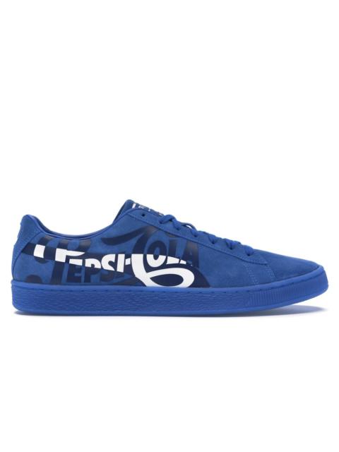 Puma Suede Pepsi Blue