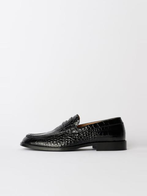 Our Legacy Light Loafer Licorice Croc Bull Hide