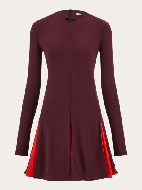 FERRAGAMO Colors block skater dress