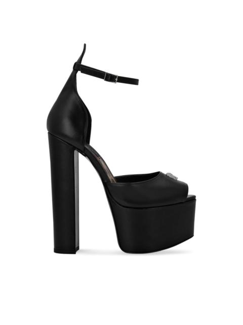PHILIPP PLEIN platform leather sandals