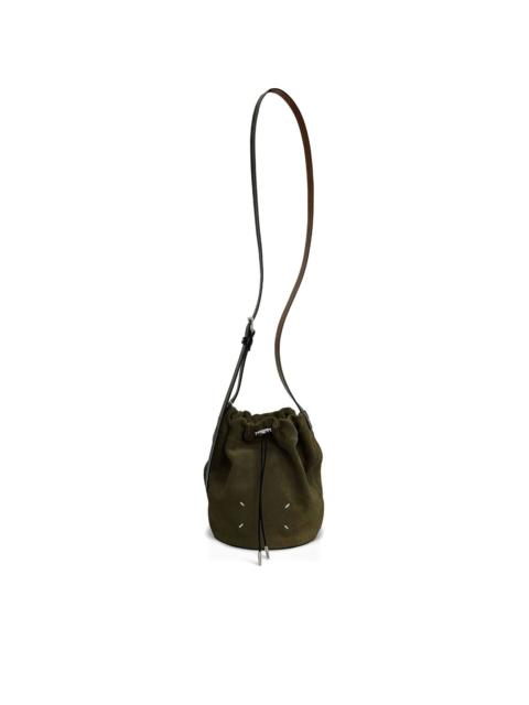 Maison Margiela drawstring leather bucket bag