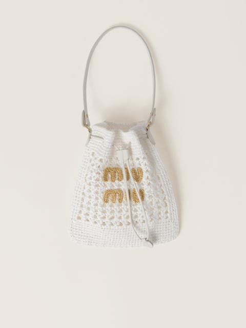 Woven fabric mini-bag