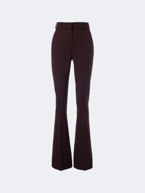 Sportmax Flared wool-blend pants