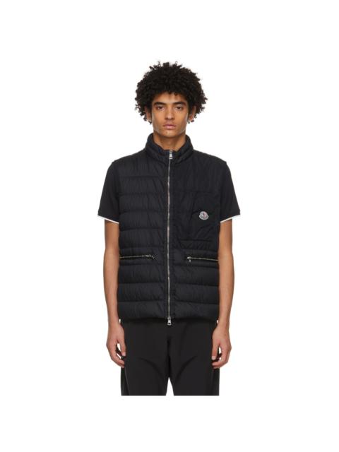 Moncler Navy Down Capy Vest