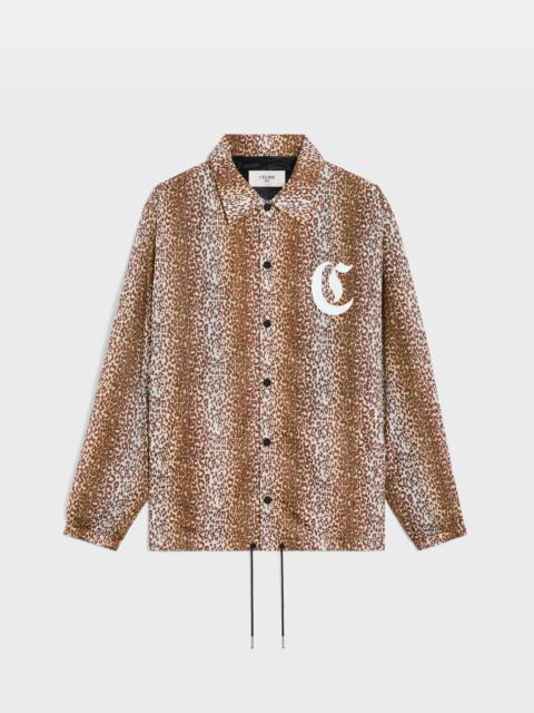 CELINE long coach jacket in nylon