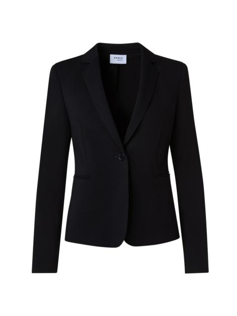 AKRIS Women's Elements Jersey One-Button Blazer - Black